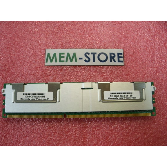 A3138306 16GB DDR3-1066 PC3-8500 RDIMM Memory Dell PowerEdge R610 R710 R810 R910 (3rd Party)