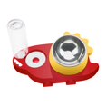 thumbnail image 3 of Alimentador y portátil para mascotas Gato Perros de alimentos secos Botella de agua Alimentación Contenedor de alta capacidad , ROJO SM SunniMix Alimentador Automático, 3 of 7