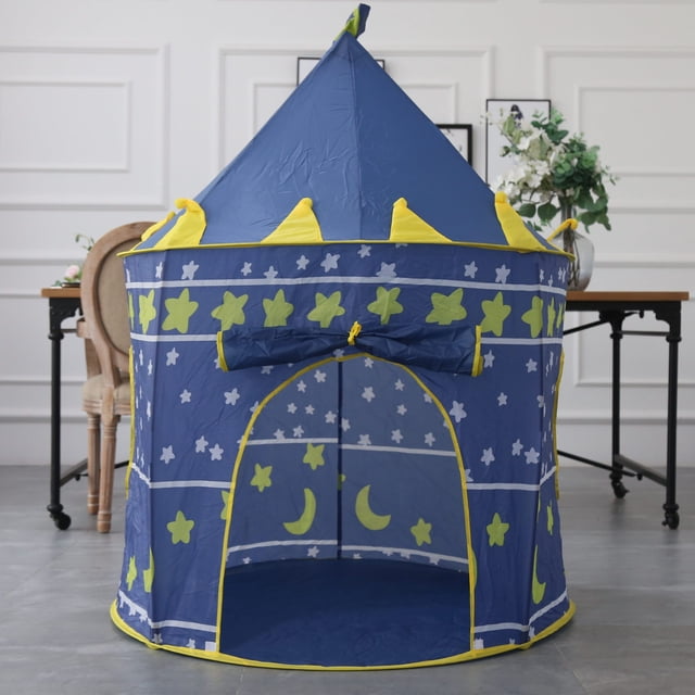 Tienda de campaña para niños, casa de juegos, princesa príncipe, casa pequeña de interior, villa para niños y niñas, castillo de juguete