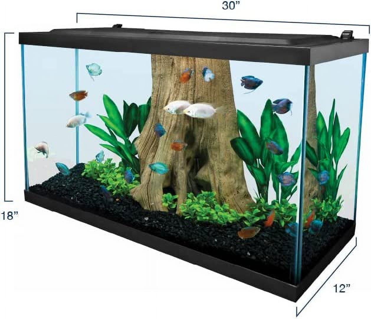 Kit d'aquari LED de vidre Tetra de 29 galonsKit d'aquari LED de vidre Tetra de 29 galons  