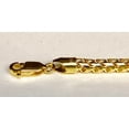 thumbnail image 6 of 14K 22in Yellow Gold Diamond Cut/TexturedRound Franco Chain with Lobster Clasp, Approx 71.5g, 6 of 11