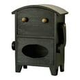 thumbnail image 1 of Elodie Armoire de Rangement Mini Pratique en Forme de Robot pour Bureau Salon Comptoir Noir, 1 of 8