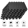 thumbnail image 3 of 12 Pack Exercise Mat,Eva Foam Gym Mat,Flooring Mats for Gym Equipment,Exercising,Yoga,Camping,Kids,Playroom, 3 of 8