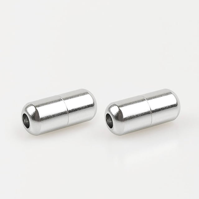 Connecteur Capsule en Métal 3.6mm pour Réparation de Espadrilles Sans Nœud Accessoires Lacets