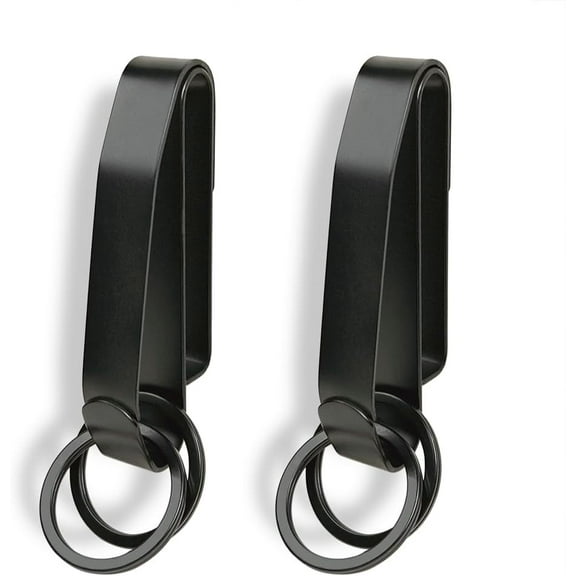2 Pack Duty Belt Key Holder, Tactical Key Rings for Police and Fire Agencies