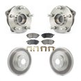 thumbnail image 1 of Transit Auto Front Hub Bearing Assembly Coated Disc Brake Rotors and Ceramic Pads Kit for Car 2009 Subaru Legacy 3.0 R with 3.0L with 292mm Diameter Rotor KBB-114760, 1 of 11