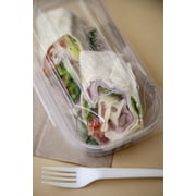 Eco Products EPLC96 Renewable And Compostable Clear Clamshell Hinged Food Containers, 9 X 6 X 3, Plastic, 80/pack, 3 Packs/carton