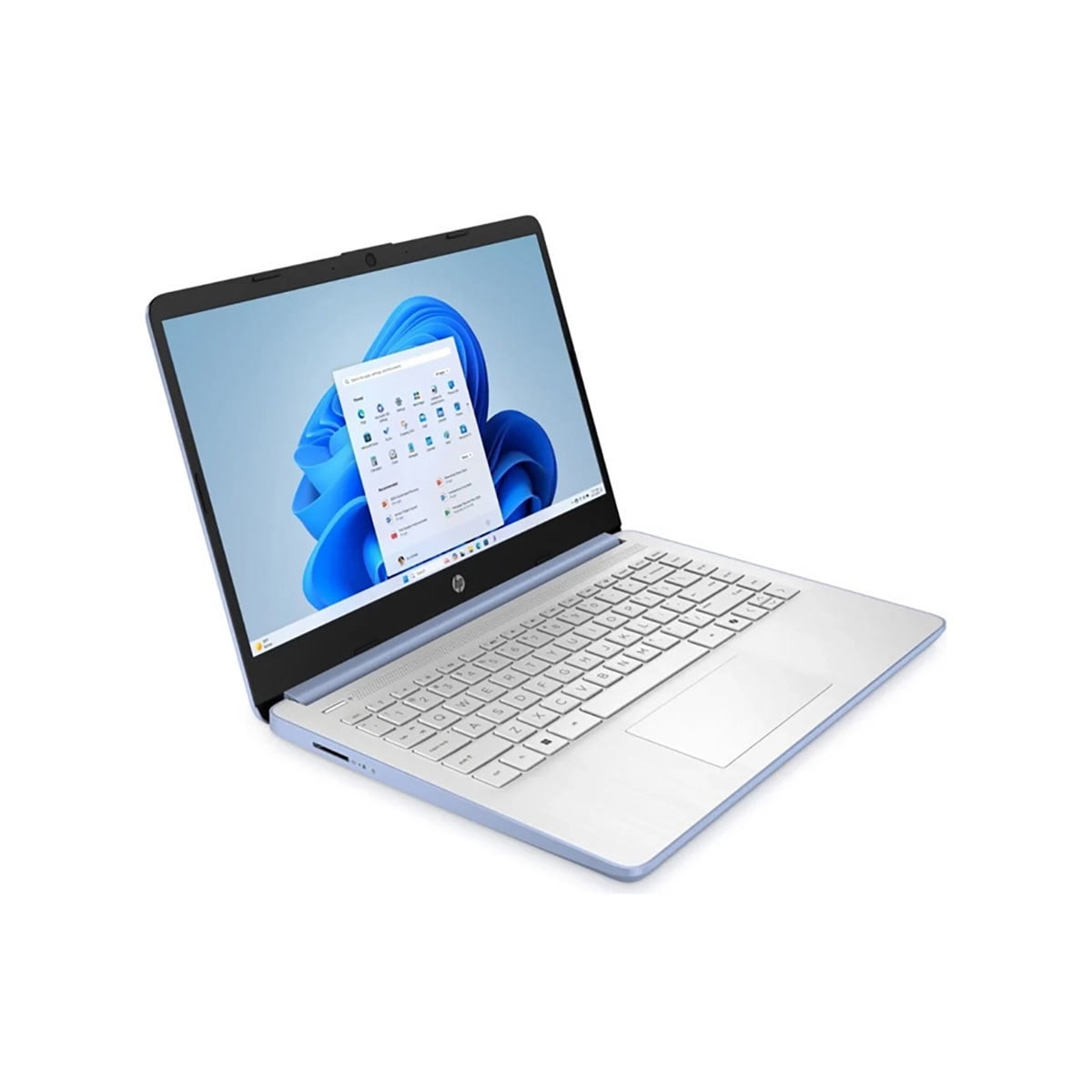 HP 14-dq3250nr 14" Full HD Touchscreen Laptop, Intel Celeron N4500 1.1GHz, 4GB RAM, 64GB eMMC, Windows 11 Home S Mode, Sky Blue
