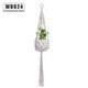 thumbnail image 1 of Yuarrent Cestas colgantes 100 hechas a mano, soporte para plantas, macramé, colgador de plantas, maceta para colgar en la pared interior, soporte para Jardín y Patio No.24 Yuarrent HA001777-24, 1 of 1