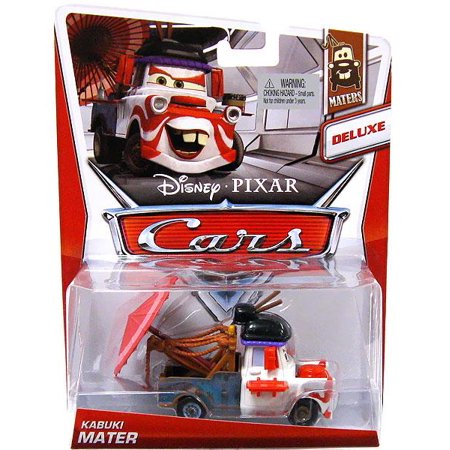 Disney/Pixar Cars, Maters Die-Cast Vehicle, Deluxe Kabuki Mater #3/6, 1:55 Scale