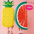thumbnail image 3 of Avocado Pool Floatie With  for Kids  46.8” x 30.3” Inflatable Avocado Pool Float With Shade  Water Fun Large Blow Up Summer Beach Swimming Floaty Party Lounge Raft, 3 of 7