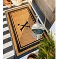 thumbnail image 7 of A1HC Natural Rubber & Coir Flocked Doormat, 30x48, Monogrammed Door Mat For Front Door, Anti-Shed Treated Durable Mats for Entrance, 7 of 7