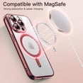 thumbnail image 5 of JETech Electroplated Case for iPhone 13 Pro 6.1-Inch, Camera Lens Full Protection, Compatible with MagSafe Wireless Charging, Shockproof Soft TPU Phone Cover (Pink), 5 of 7