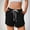 Black, variant on Sakmal Loungewear Women Shorts Comfy Gray Mid Rise 5 Inch Inseam Solid Shorts with Pockets