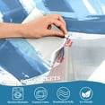 thumbnail image 3 of Yayeee Kitchen Curtains Tier Pair Light Filtering 27"x36" Rod Pocket Short Cafe Window Panel, Red Sailboats, 3 of 7