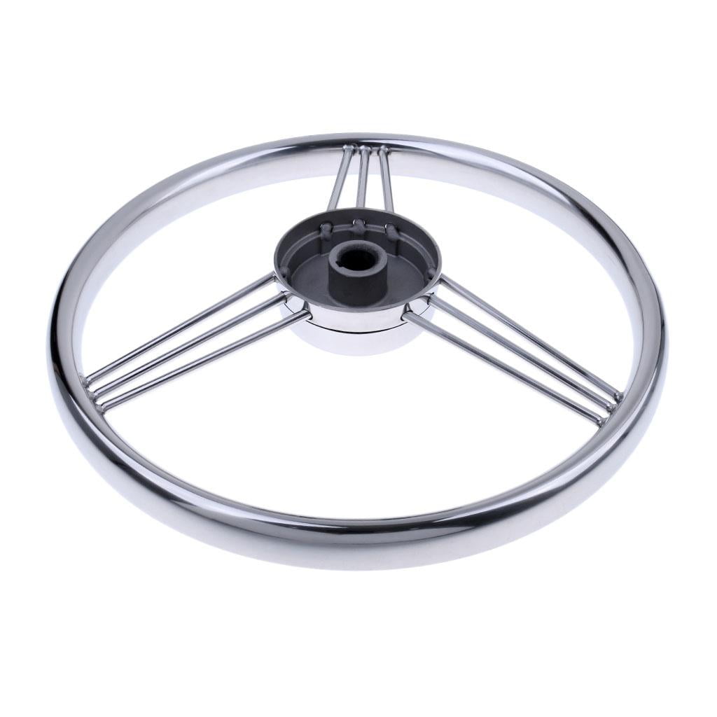 13'' Boat Marine Yacht Stainless Steering Wheel For Boat Marine Yacht