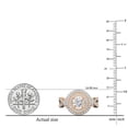 thumbnail image 4 of Dazzlingrock Collection IGI CERTIFIED Round Lab Grown White Diamond Crisscross Split Shank Engagement Ring for Women (2.05 ctw, Color H-I, Clarity SI2) in 10K Rose Gold, Size 9.5, 4 of 6