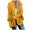 Yellow, variant on Lolmot Cardigan Sweaters for Women Kimono Batwing Cable Open Front Knitted Slouchy Oversized Wrap Cardigan Sweater Outwear Coat