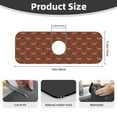 thumbnail image 2 of Sikiie Dachshund Dog Puppy Splash Guard for Sink Faucet-1 PC Super Absorbent Fast Drying Mat Sink Gadgets-Splash Guard for Kitchen, Sink Mat, 2 of 7