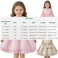 thumbnail image 3 of Girls Sleeveless Gingham Dress Pink and White with Bows, Kids Kids Summer Ruffle Tiered Party Play Dress for Ages 2-7 Years,Size 4-5 T, 3 of 9