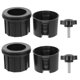 thumbnail image 4 of Outdoor Umbrella Base Stand Round Shape Simple Design Wear-Resistant Silicone Black 2.4X2.4X1.6In 8Set, 4 of 5