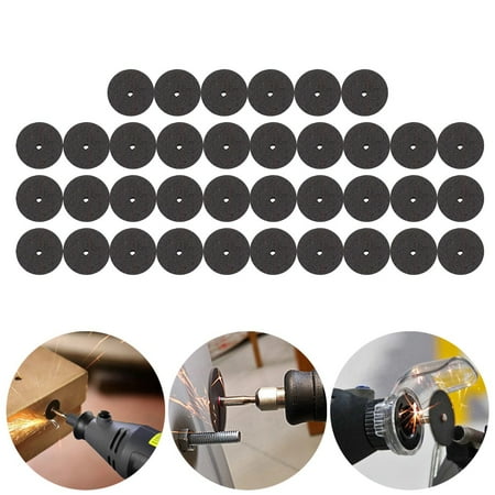 

BAMILL 36pcs 24mm Cutting Disc Circular Saw Blade Resin Grinding Wheel for Rotary Tool