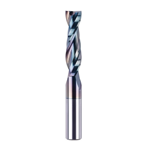 SpeTool Spiral Upcut Router Bit 1/2 Inch Shank with Extra Long Life Coating, Carbide CNC Router Bits End Mill for Wood Mortises Carving Engraving