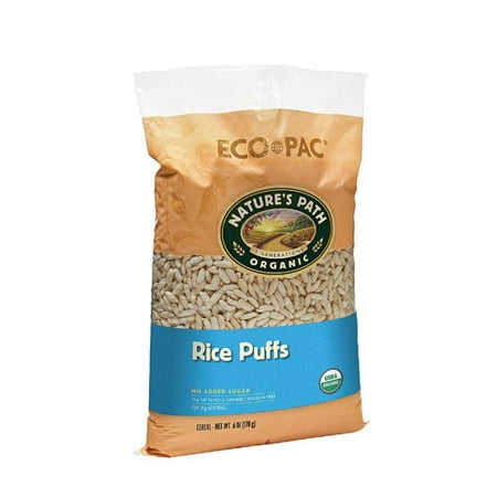 - Nature's Path Organic Cereal, Rice Puffs, 6 Oz