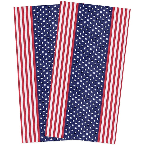 4th of July Kitchen Towels American Flag Independence Day Dish Cloth Fingertip Bath Towels Stars Red White Stripe Hand Drying Soft Cotton Tea Towel ...