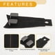 thumbnail image 5 of Ganchos organizadores de respaldo para asiento de coche Universal 1 Pcs de Unique Bargains para la mayoría de coches, SUV, camiones, cuero sintético resistente, metal negro 6.89"x2.99", 5 of 7