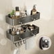 thumbnail image 1 of Esquinero para Baño Regadera Ventosa Repisas Sin Taladro Organizador de Regadera Metal de Aluminio Porta Shampoo Antióxido Estante Organizador Baño Gris Mueble para Regadera, 1 of 6