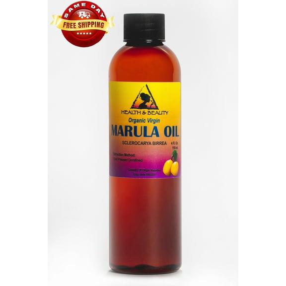 MARULA OIL UNREFINED ORGANIC VIRGIN COLD PRESSED RAW NATURAL PREMIUM PURE 4 OZ