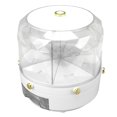 thumbnail image 1 of 12 Pounds Dispenser Box Grain Cereal Dry Food Separate Storage Container For Kitchen Mounted Cereal Rice Grains Laundry Powder Dispenser Box Rotatable Partition Installation, 1 of 8
