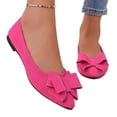 thumbnail image 2 of Women's Casual Slip On Ballet Comfortable Low Heel Dress Shoes for Everyday Wear with Versatile Outfit Pairing, 36, 2 of 7