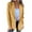 Yellow, variant on GigrtiJin Womens Fall and Winter New Casual Jacket Coat Long Sleeves Cardigan Solid Color Lapel Fashion Coats