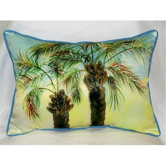 Betsy Drake HJ385 Betsy's Palms Art Only Pillow 15''x22''
