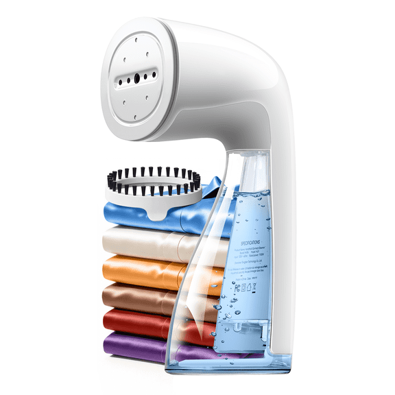HiLIFE Upgraded Steamer for Clothes, Handheld & Portable, 1100W Powerful Steam, 300ml Big Capacity & No Leak Design, 30S Fast Heat-up, Quick Wrinkle Remover, Compact Size for Travel, ONLY 120V