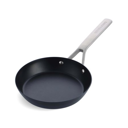 Merten & Storck Pre-Seasoned Carbon Steel Pro Induction 8  Frying Pan Skillet  Black
