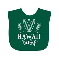Inktastic Hawaii Baby Surfing Boys or Girls Baby Bib