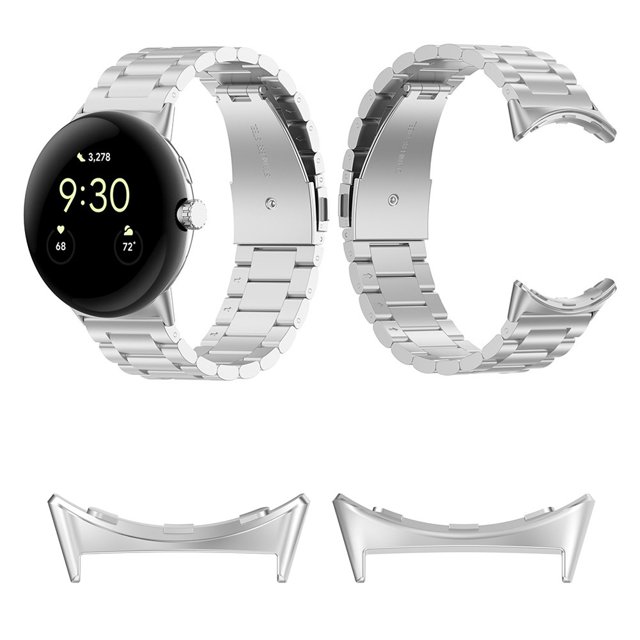 Adaptador De Pulsera 2 uds adaptador de correa de reloj herramientas de bricolaje adaptador de conector de Metal para Google Pixel Watch Likrtyny Para estrenar