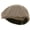 Beige, variant on Big Size Elastic Plaid Fashion Ivy Cap - Beige XL-3XL