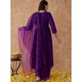 thumbnail image 3 of Women Bollywood Kurta Palazzo Dupatta Set Indian Designer Top Tunic Kurti Dress 32, 3 of 5