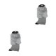 thumbnail image 4 of Minnieouse 1 par de calentadores de piernas de piel Funda de calcetín de color sólido para niñas Gris claro gris claro 2Conjunto, 4 of 6