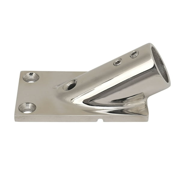 Accesorio De Base De Tubo De Barco Marino De Acero Inoxidable 316 Para Pasamanos De 7/8 PULGADAS, Superficie Pulida Como Espejo, Instalación Segura, Reemplazo