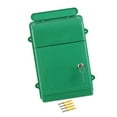thumbnail image 3 of veasfak Wall Mounted Mailbox Hanging Post Box Collection Box Door House Key Drop Box Green, 3 of 9
