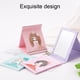 thumbnail image 3 of Espejo de tocador, espejo plegable de escritorio, gadget de maquillaje, espejo de maquillaje, 3 of 5