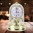 thumbnail image 1 of Clock, Retro Silent Table Clock, Home Decor Silent Clock Antique Clock Table Clock For Living Room Indoor Gold, 1 of 8