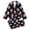 AA-#Black588, variant on WOYY Girls Halloween Long Sleeve Pajamas with Allover Print Kids Nightwear, Sizes 3-14