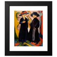 thumbnail image 2 of Ernst Ludwig Kirchner 20x24 Black Modern Framed Museum Art Print Titled - Two Women (1911-1912), 2 of 5