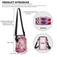 thumbnail image 6 of HELLHERO Crossbody Sling Bags Butterfly and Floral Pattern Lightweight Shoulder Bags for Adults, 6 of 7